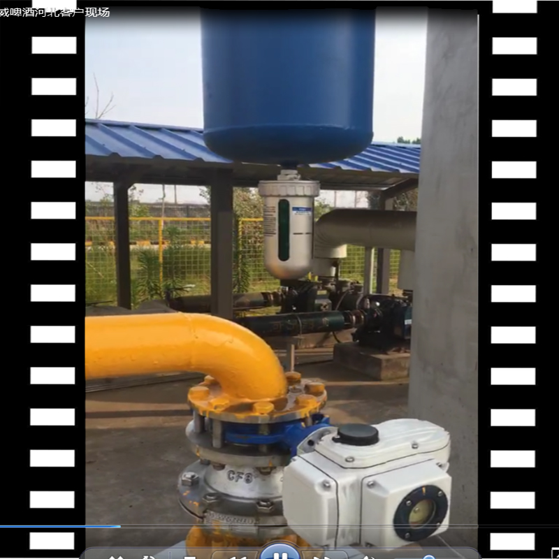 石家庄百威啤酒生产基地，空压机系统DN80汽水分离器视频